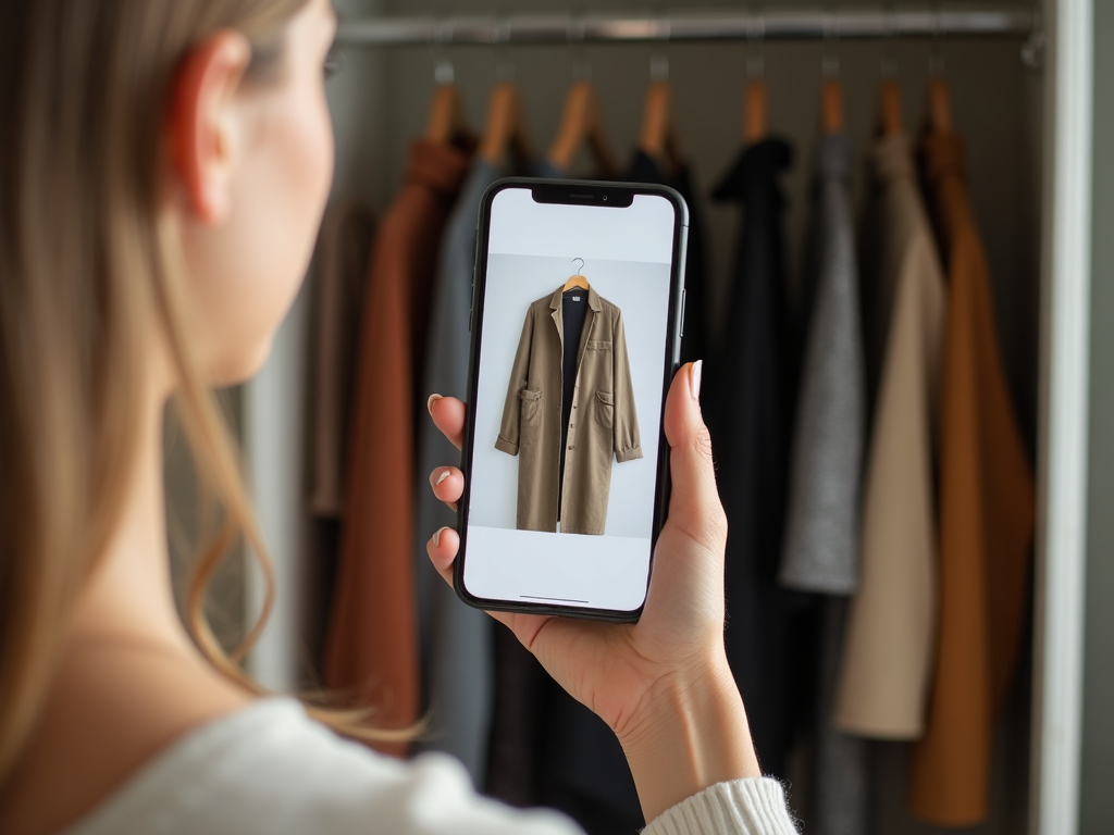 Сравнение вещи из вишлиста с гардеробом в приложении Wearday